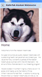 Mobile Screenshot of kwik-pakalaskanmalamutes.com
